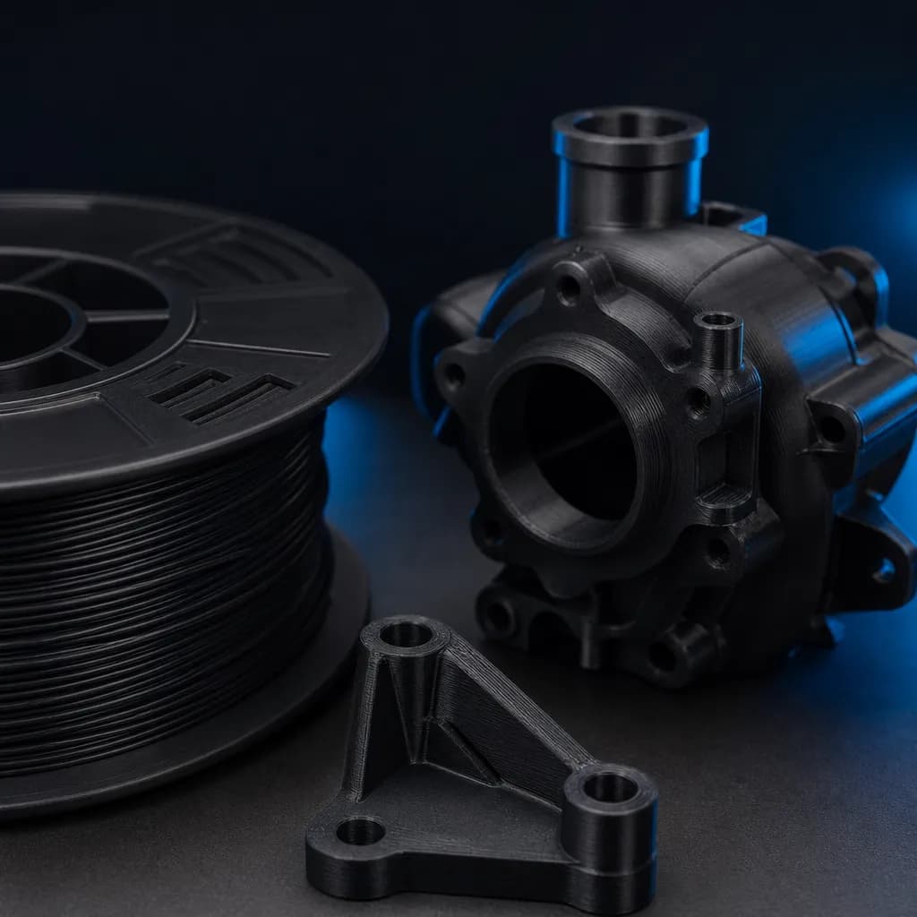 Образец изделия из ABS-пластика, напечатанный на 3D-принтере